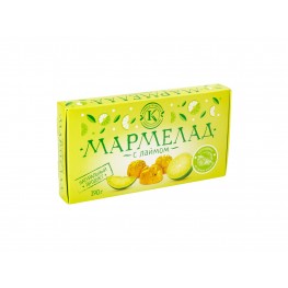 Мармелад желейно-фруктовый "С лаймом" на пектине, 190г Фабрика Козлова