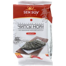 Чипсы Нори из морск. капусты kimchi СэнСой 4,5 г