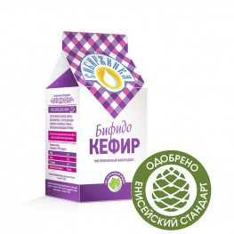 Бифидокефир, кисломолочный биопродукт 2,5%  т/п «Сибиржинка» 0,5 л