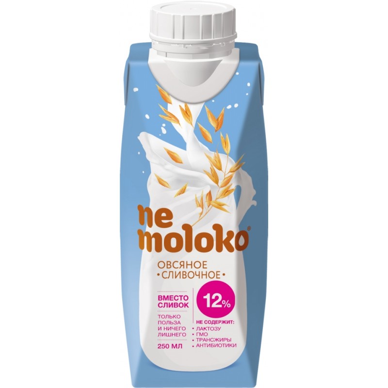Напиток овсяный сливочный «Nemoloko» (Сливки) 0,25 л
