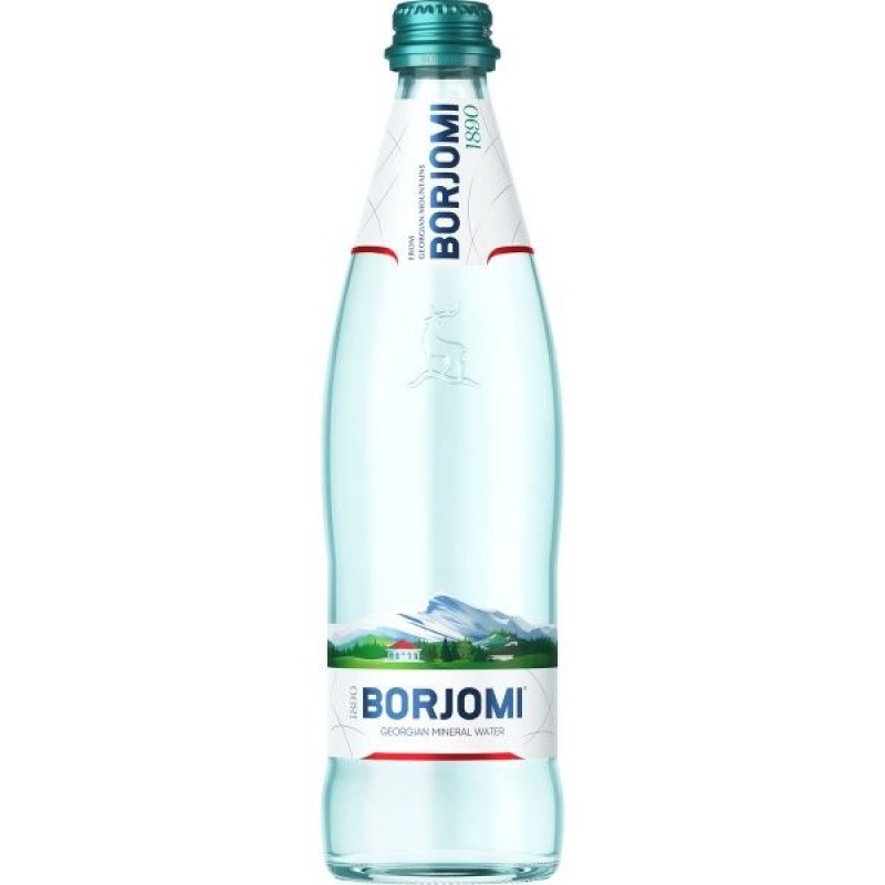 Вода минеральная «Боржоми» стекло 0,5 л